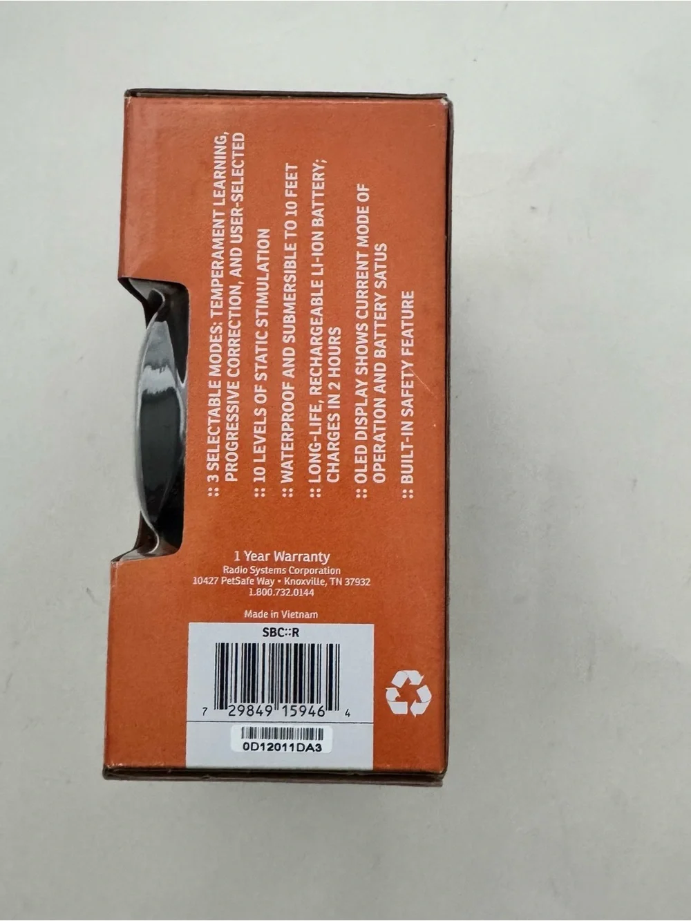 SportDOG Brand NoBark SBC-R Premium Bark Collar Waterproof Rechargeable Boxed